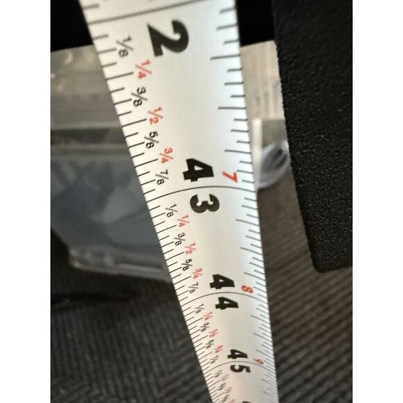 NWT Ceren Ocak Black Cut Out Slit Dress Crepe Fabric Spaghetti Strap sz S - Picture 8 of 10